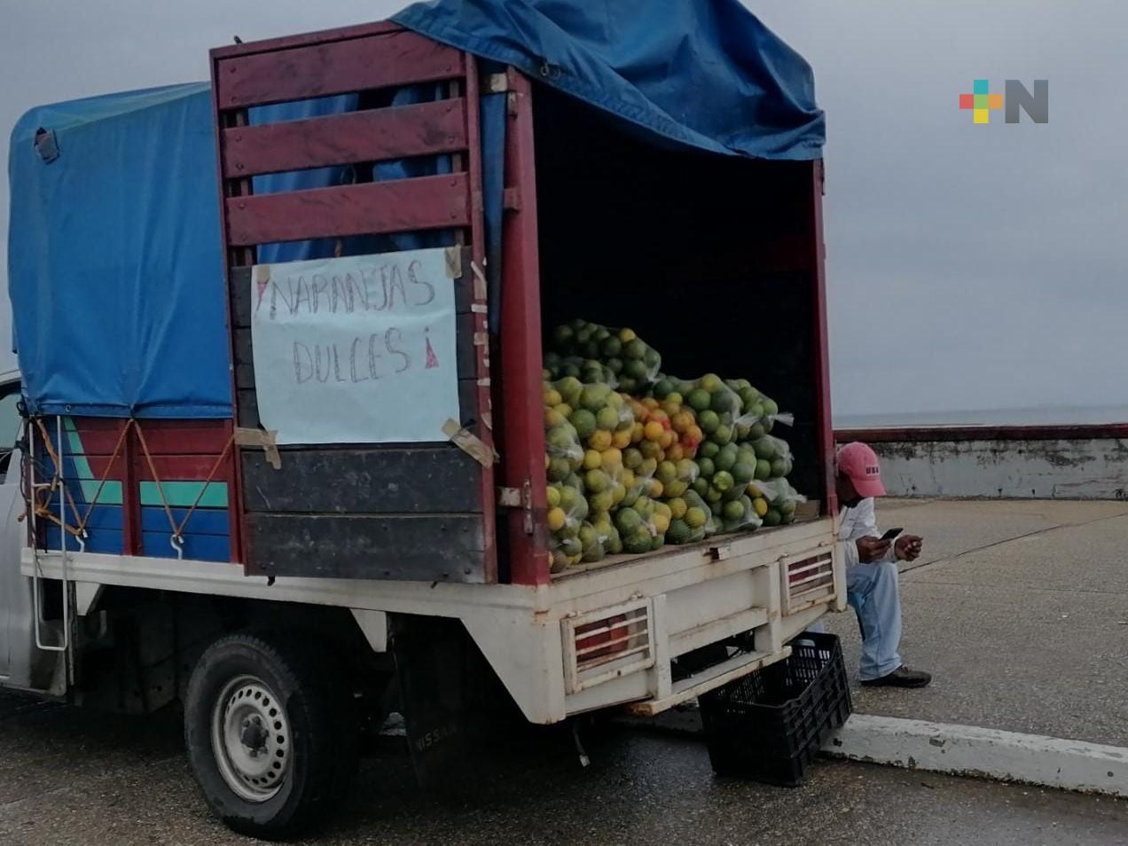 Reubicarán a vendedores de cítricos y frutas asentados en zona del malecón costero