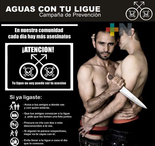 En Coatzacoalcos colectivo de diversidad sexual, retomó campaña «Aguas con tu ligue»