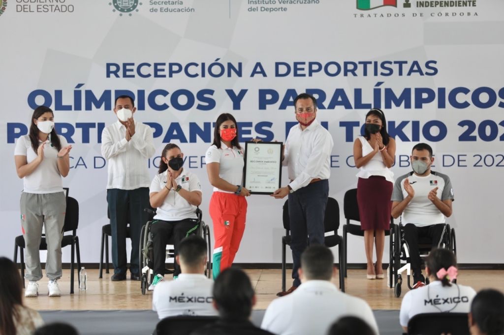 Gobernador refrenda apoyo a los deportistas veracruzanos, quienes nos llenan de orgullo