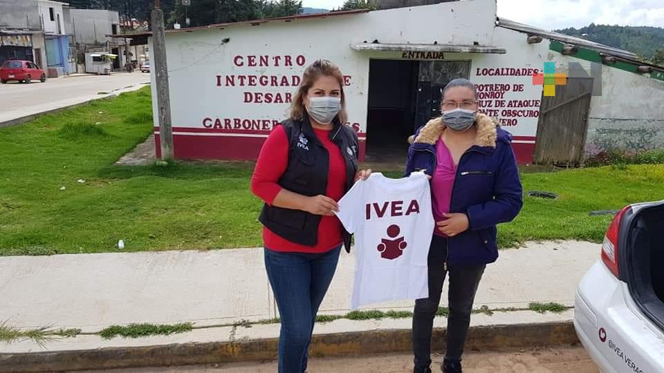 IVEA inició acciones contra rezago educativo, desde Chicontepec hasta Huayacocotla