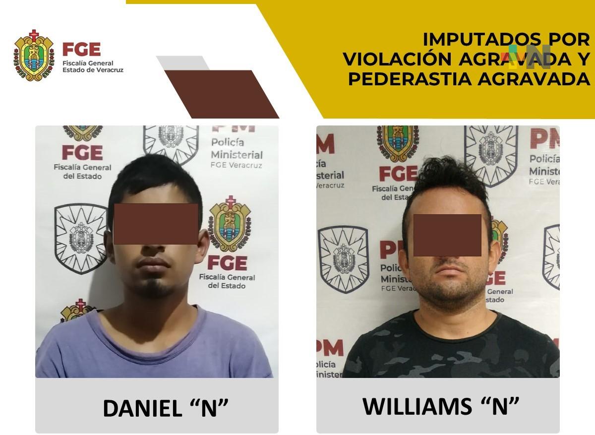 Procede imputación de dos personas por pederastia y violación en Coatzacoalcos