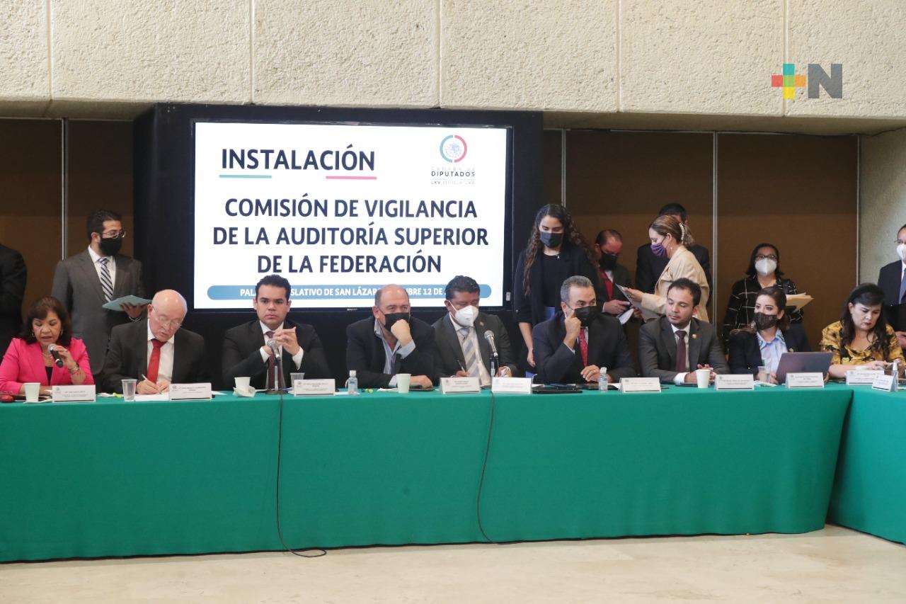 Instalan la Comisión de Vigilancia de la Auditoría Superior de la Federación