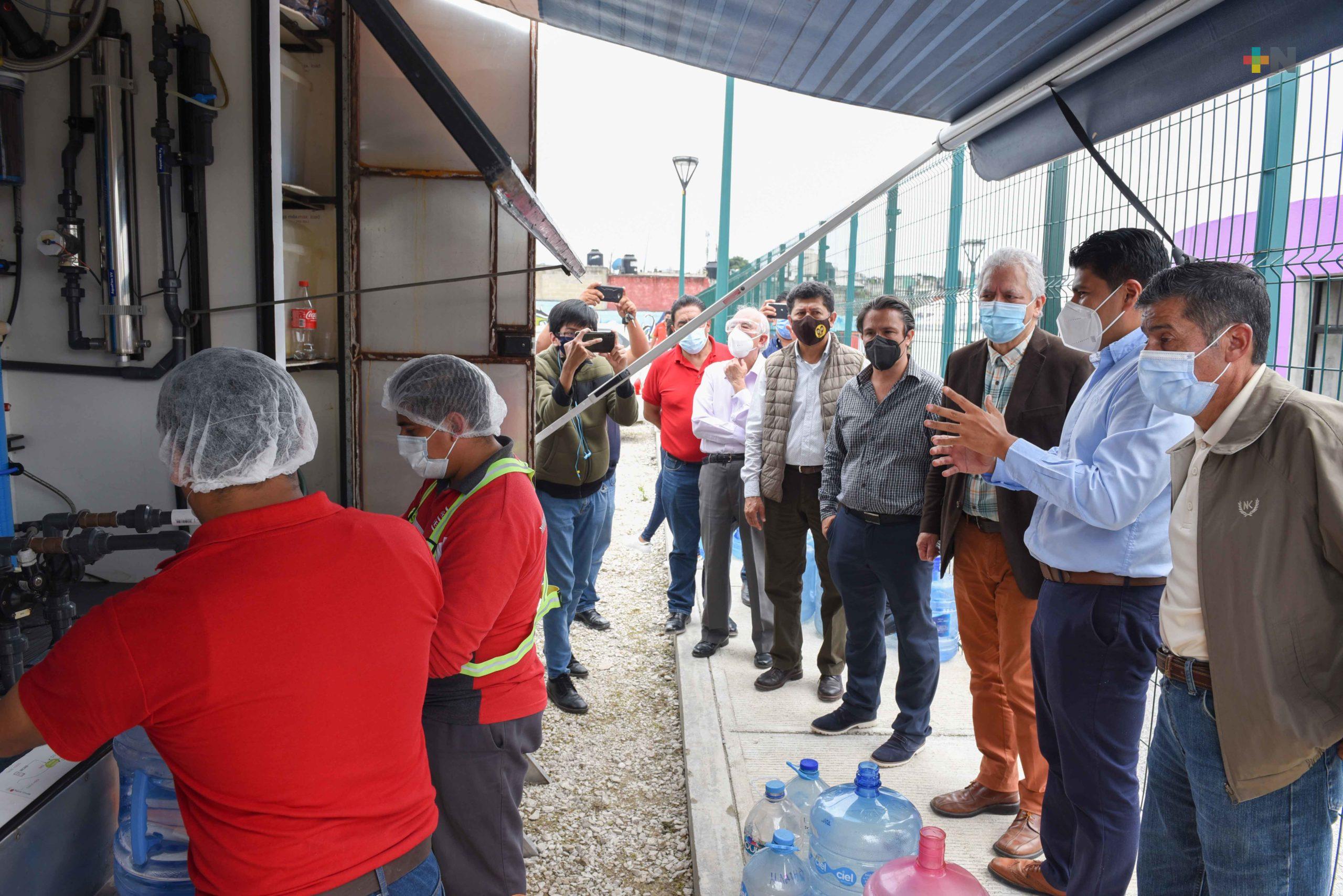 Agua en tu hogar, un granito de cooperación en apoyo de la población