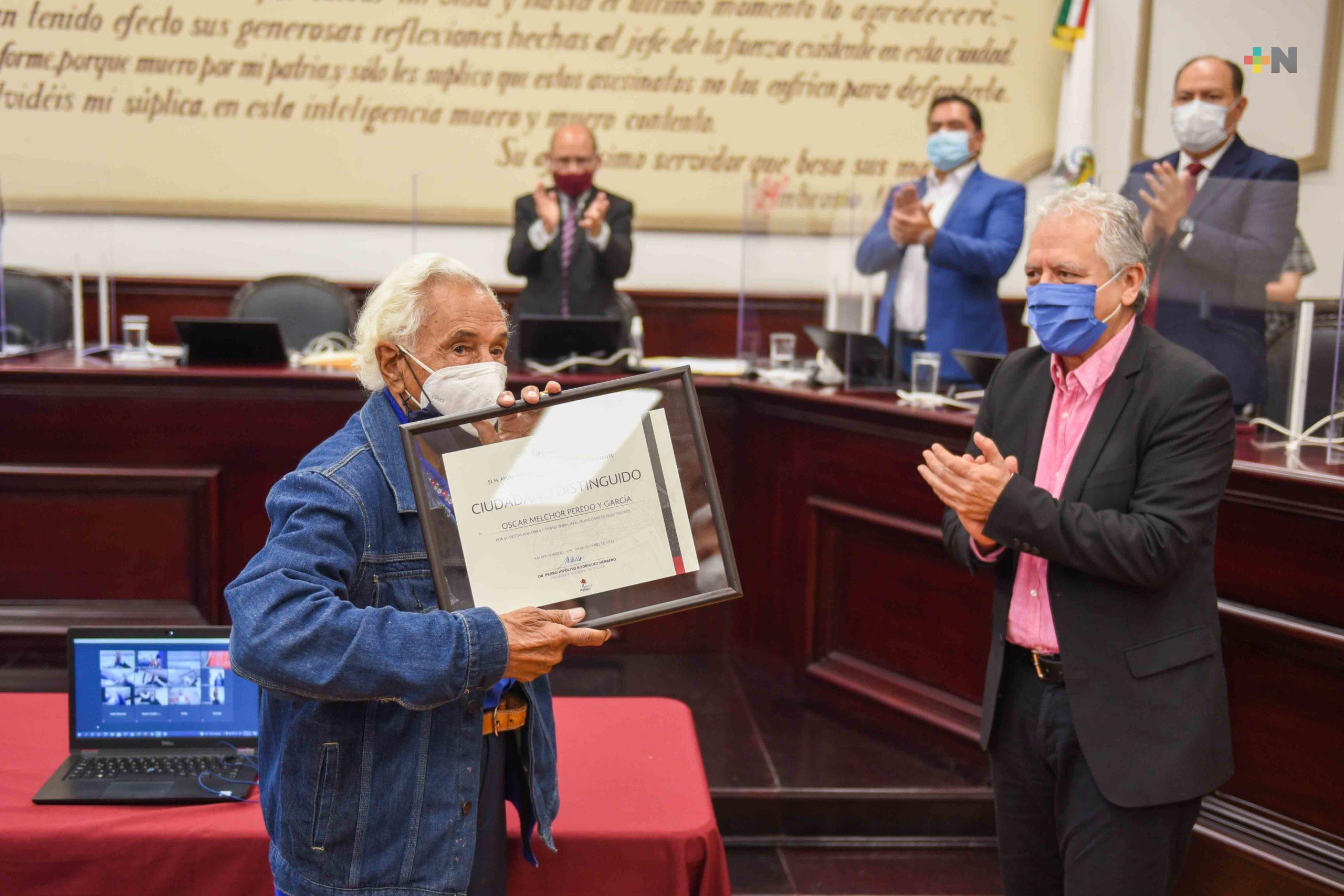 Óscar Melchor, Ciudadano Distinguido y xalapeño por adopción