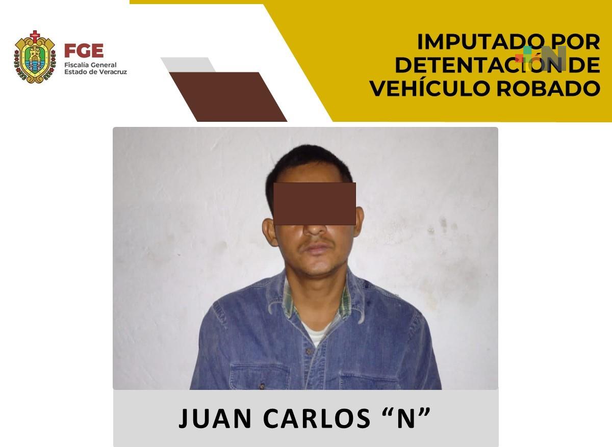 Procede imputación por detentación de vehículo robado