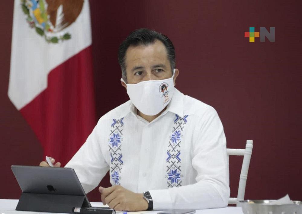 Cuitláhuac García descarta que el gobierno estatal vaya a tomar el control de la Policía Municipal en Boca del Río