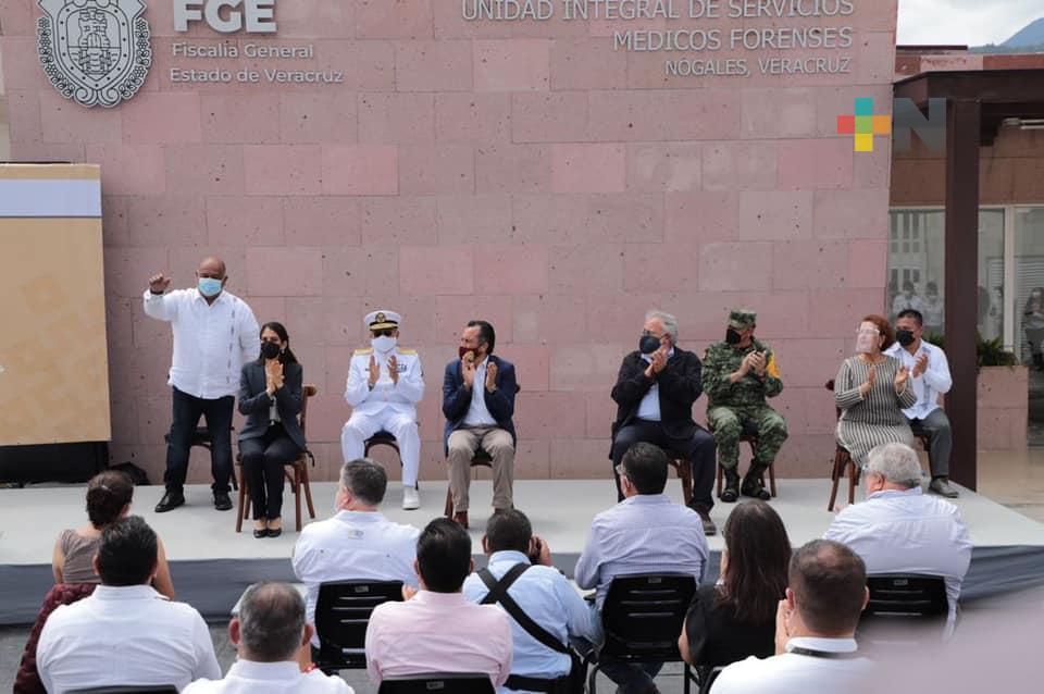 Al inaugurar la Unidad Integral de Servicios Forenses avanzamos en la procuración de justicia: Eric Cisneros