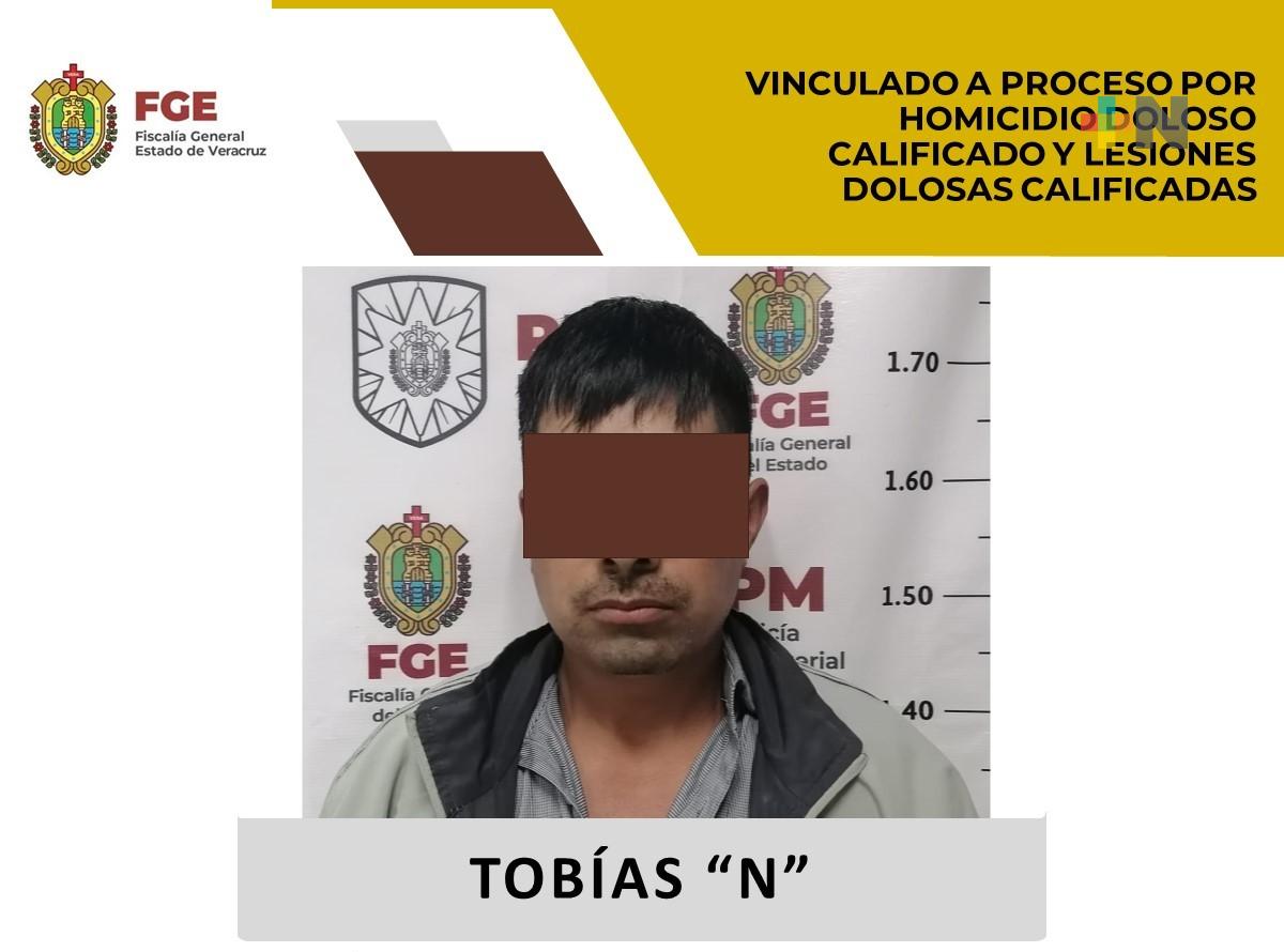 Lo vinculan a proceso por homicidio doloso calificado y lesiones dolosas calificadas