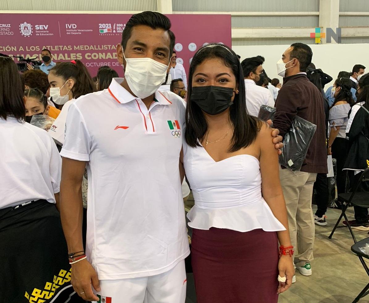 Atletas veracruzanos, representantes de orgullo e identidad nacional: Elizabeth Cervantes