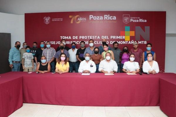 En Poza Rica tomaron protesta al Consejo Turístico de Ciclismo de Montaña MTB