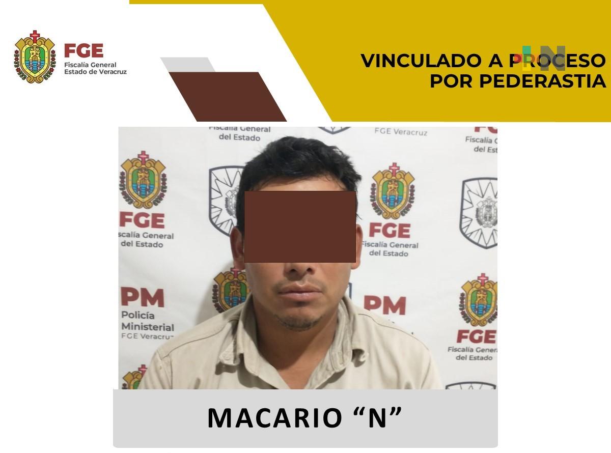 Probable pederasta es vinculado a proceso en Las Choapas