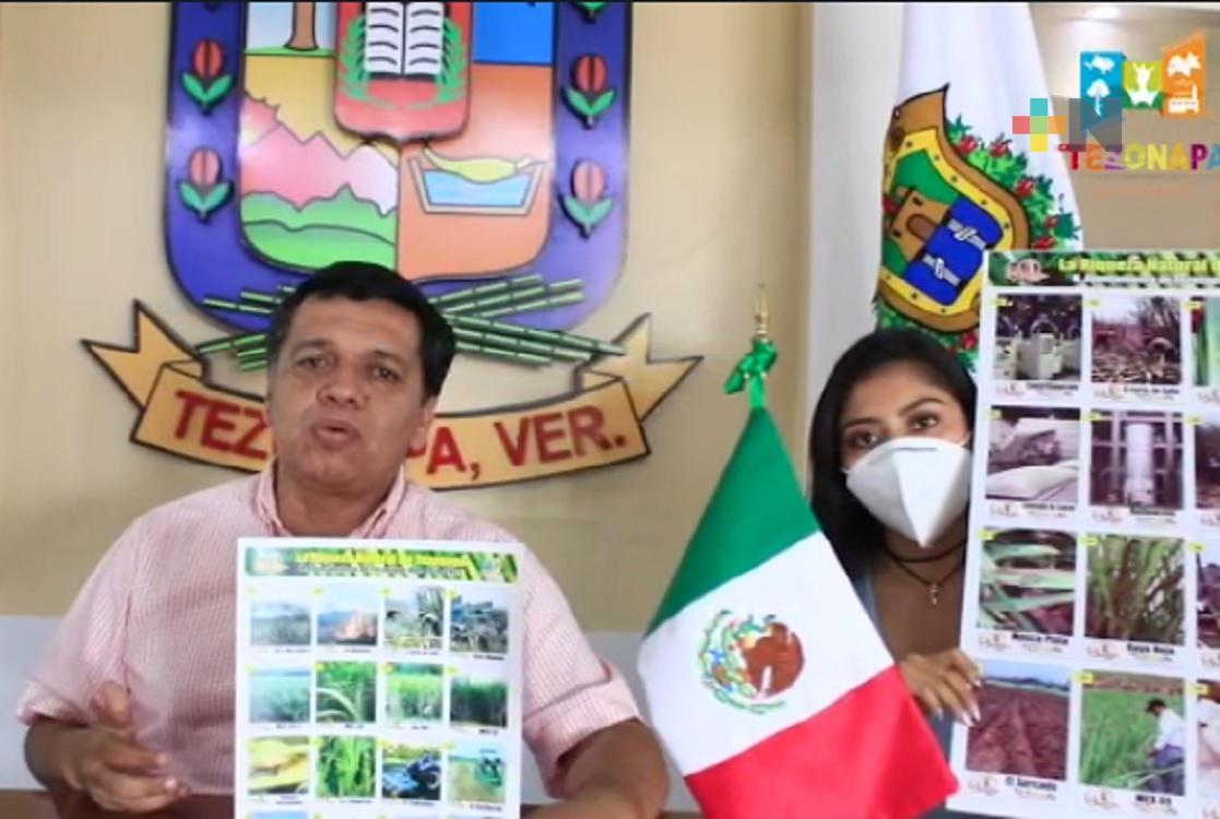 Ayuntamiento de Tezonapa presentó lotería de la caña, café y el hule