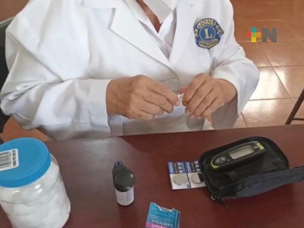 Club de Leones y parroquia de Coatzacoalcos iniciaron campaña gratuita de detección de diabetes
