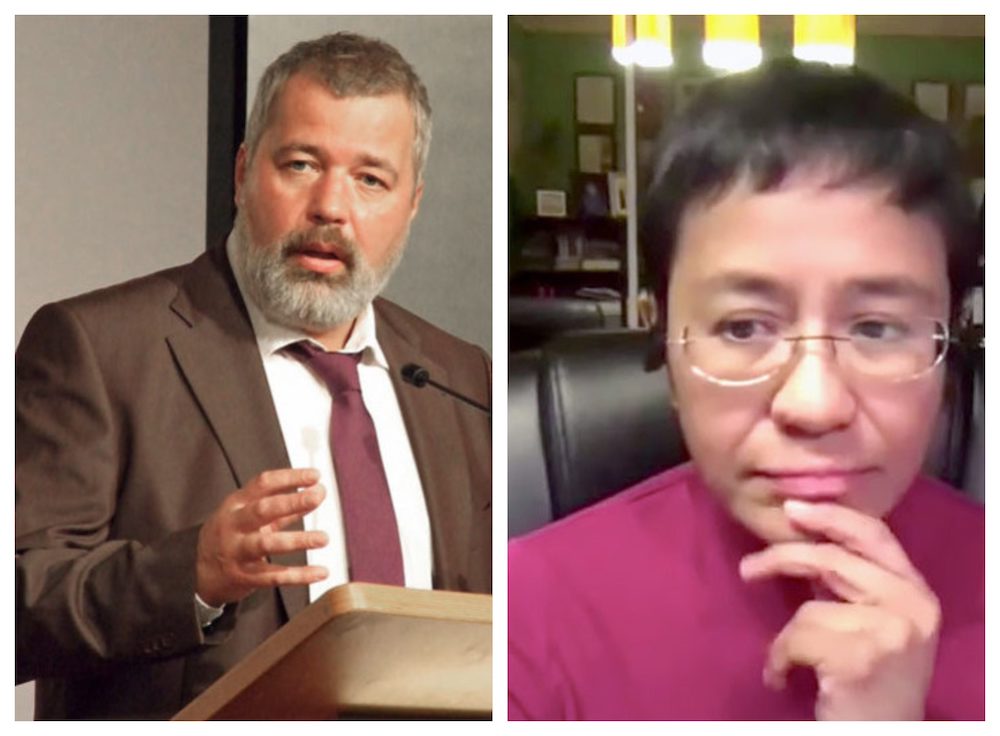 ONU felicita a periodistas ganadores del Premio Nobel de la Paz