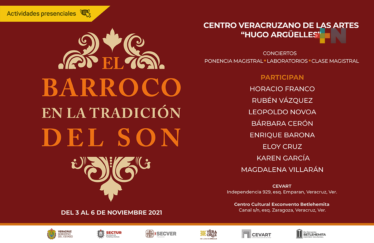 Invita IVEC a las actividades académicas del ciclo “El barroco en la tradición del son”