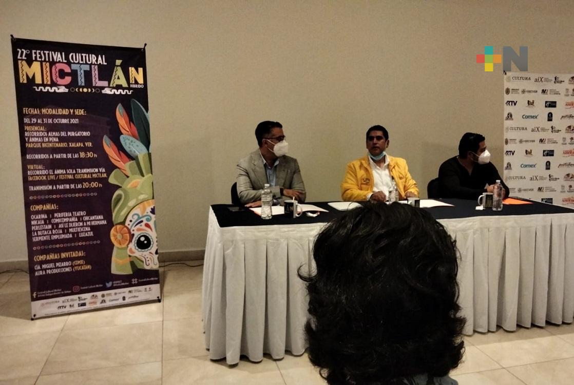 En Xalapa presentaron el tradicional Festival Cultural Mictlán