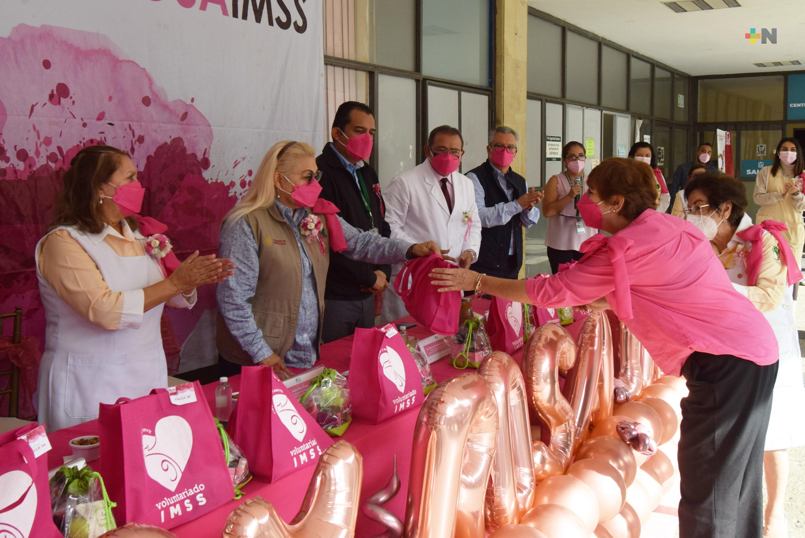 Participa IMSS Veracruz Norte en el Mes soy Rosa IMSS