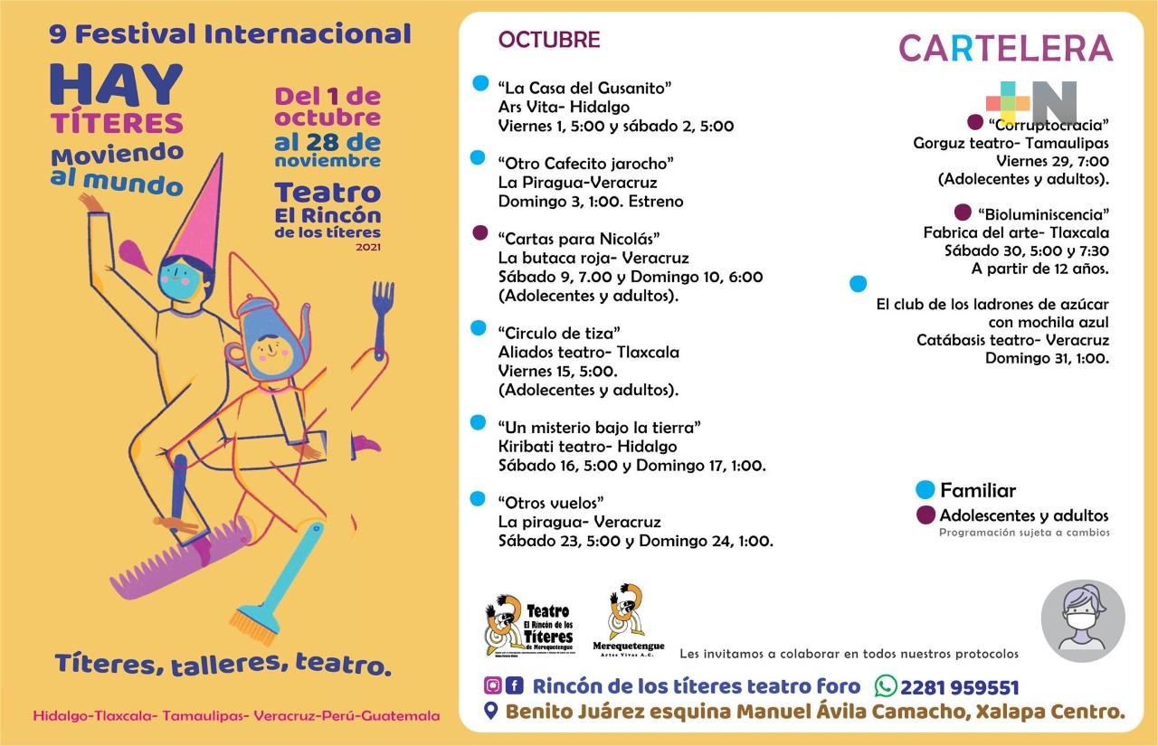 Xalapa, sede del noveno festival internacional Hay Títeres