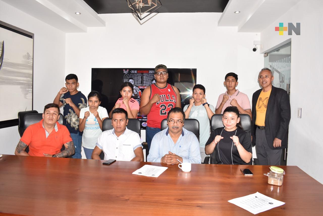 Presentaron función de boxeo amateur  «Guerra de Estados»