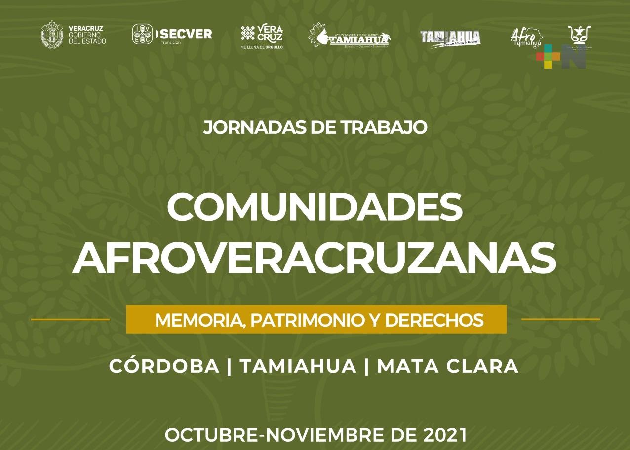 IVEC presentó jornadas de trabajo en tres comunidades afroveracruzanas