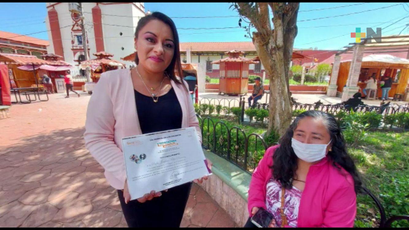 Docente de Huayacocotla gana premio nacional de educación preescolar