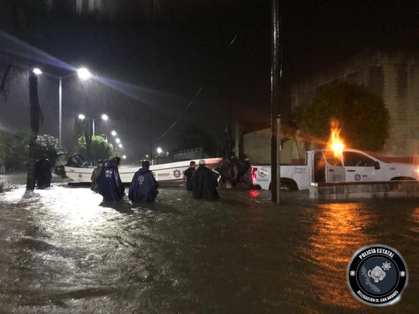 Lluvia histórica afecta a cuatro municipios, brinda atención inmediata Sistema Estatal de PC