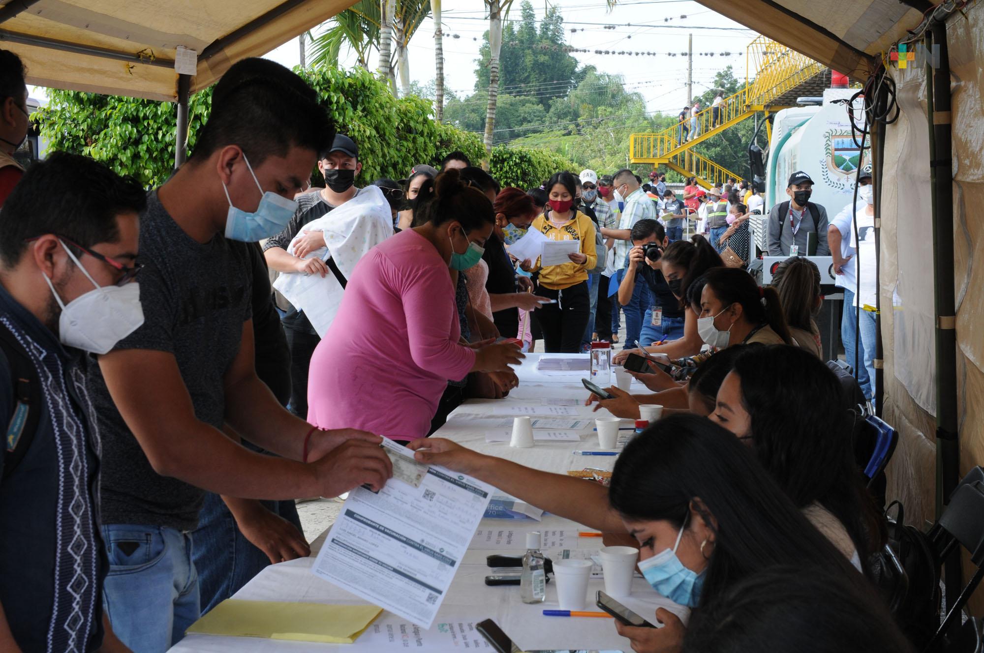 Completarán esquema anti-covid para en Coatzacoalcos, Catemaco, Boca del Río y Banderilla