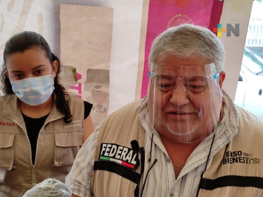 Se cumplirá compromiso de vacunar a personas de más de 18 años en zona sur de Veracruz