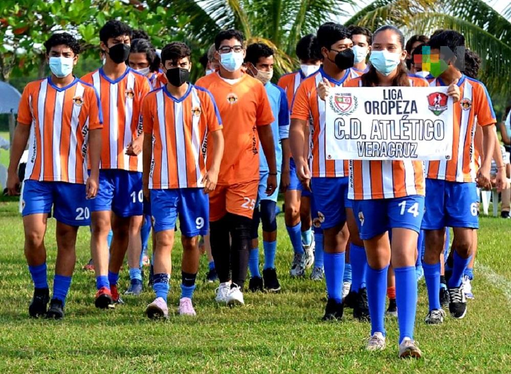 Atlético Veracruz Juvenil «B» recibió trofeos en la Liga Roberto Oropeza