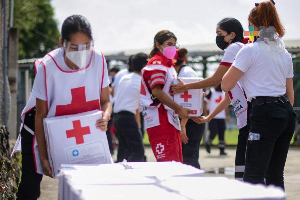 Cruz Roja Mexicana continúa enviando ayuda para los damnificados de Veracruz