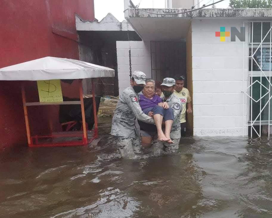 Saltabarranca, Tlacotalpan y Cosamaloapan afectados por las fuertes lluvias: PC Estatal