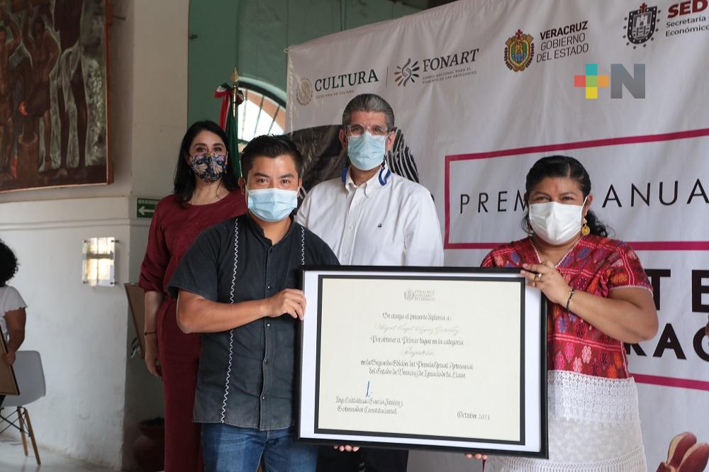 SEDECOP entrega el Premio Anual Artesanal Veracruzano