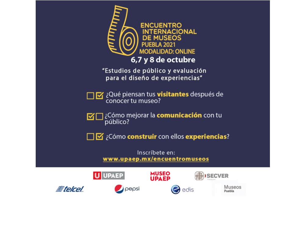 Participa IVEC en el 6° Encuentro Internacional de Museos Puebla 2021