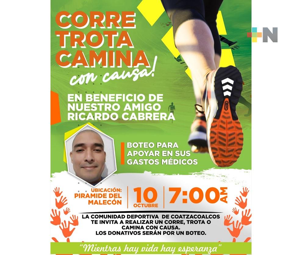 «PayaCoatza» invitan a la carrera «Corre, trota, camina con causa»