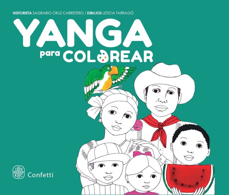 Presentan el libro Yanga para colorear, novedad editorial de la colección Confetti
