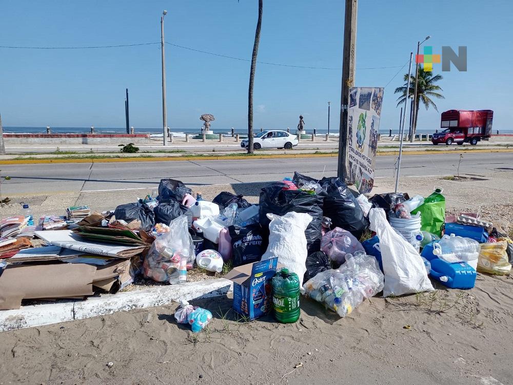 Realizan “reciclatón” en apoyo a deportistas de Coatzacoalcos