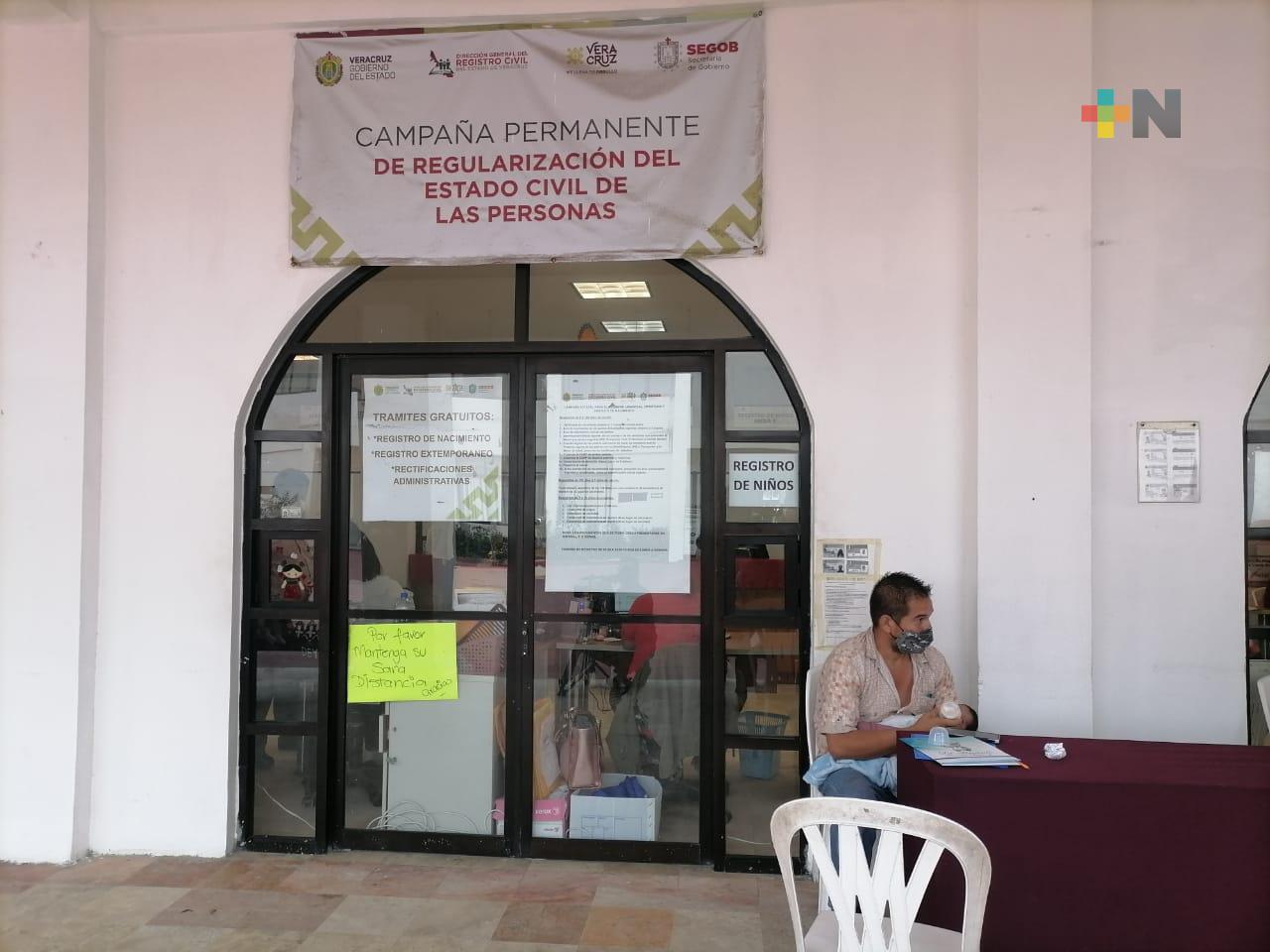 Implementarán jornadas itinerantes de registro de nacimientos en Coatzacoalcos