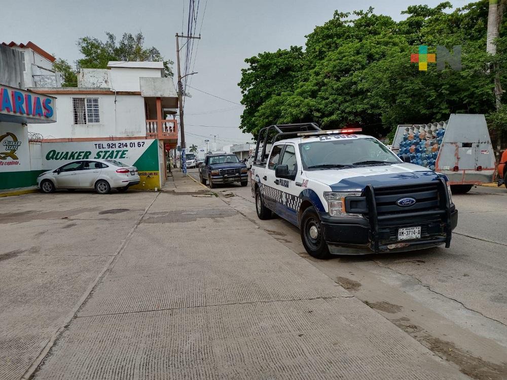 SSP detuvo a extorsionadores en Coatzacoalcos, tenían  bombas molotov