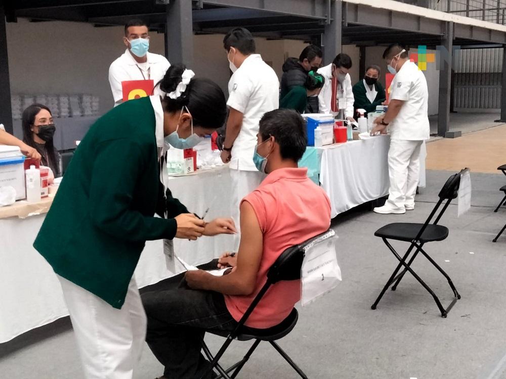 Termina vacunación anticovid en Xalapa para personas de 18 a 29 años