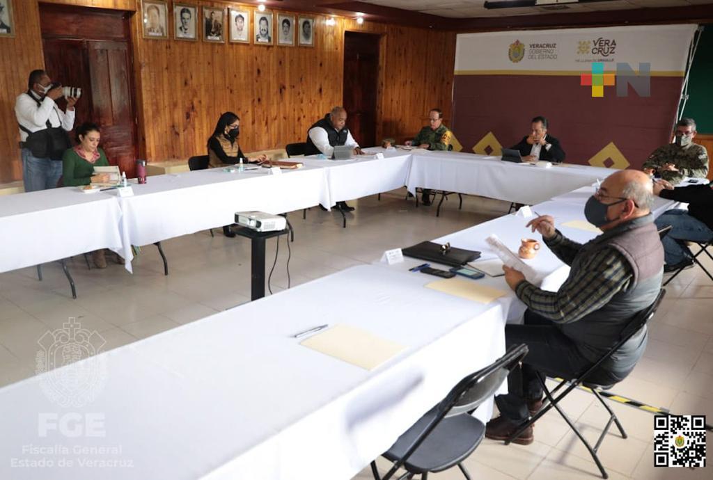 En Zacualpan realizaron la Mesa de Coordinación para la Construcción de la Paz