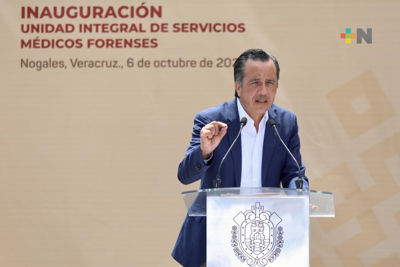 Vamos a dar justicia a los familiares que buscan a sus seres queridos: Gobernador