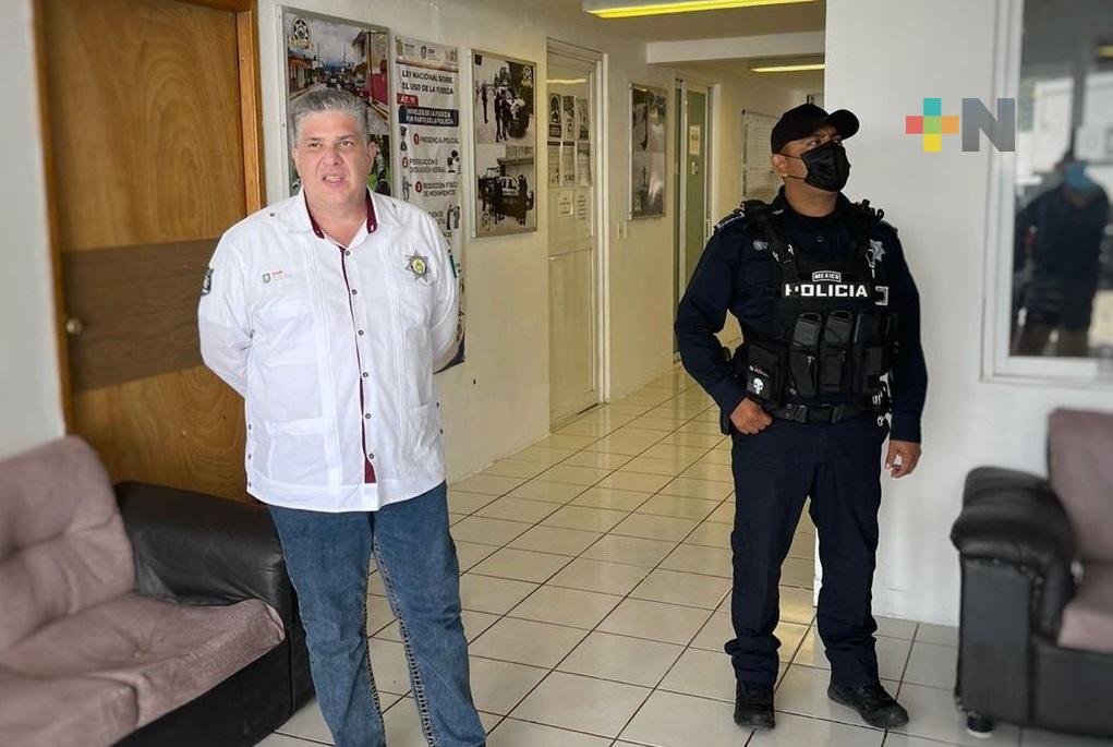 Titular de SSP supervisó instalaciones policiales de Ciudad Mendoza