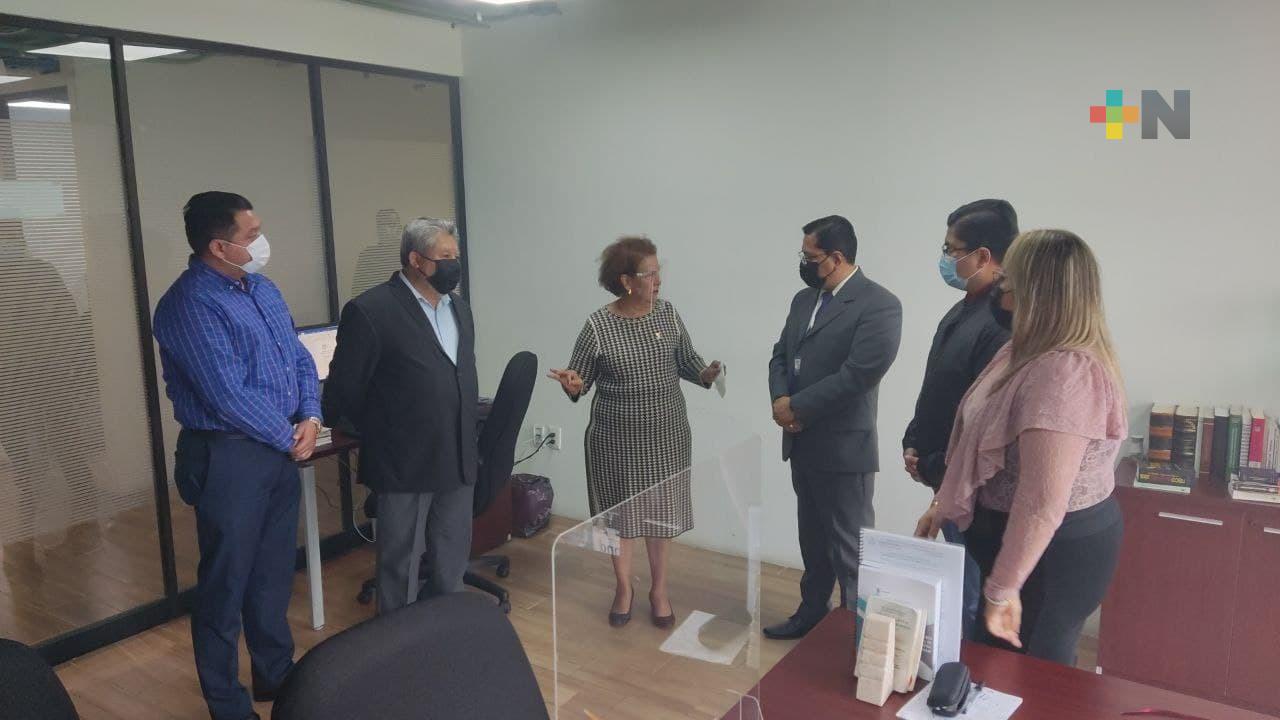 Magistrada presidenta del PJEV supervisa juzgados en Orizaba