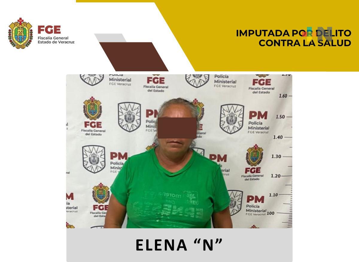 Por delito contra la salud legalizan detención de mujer