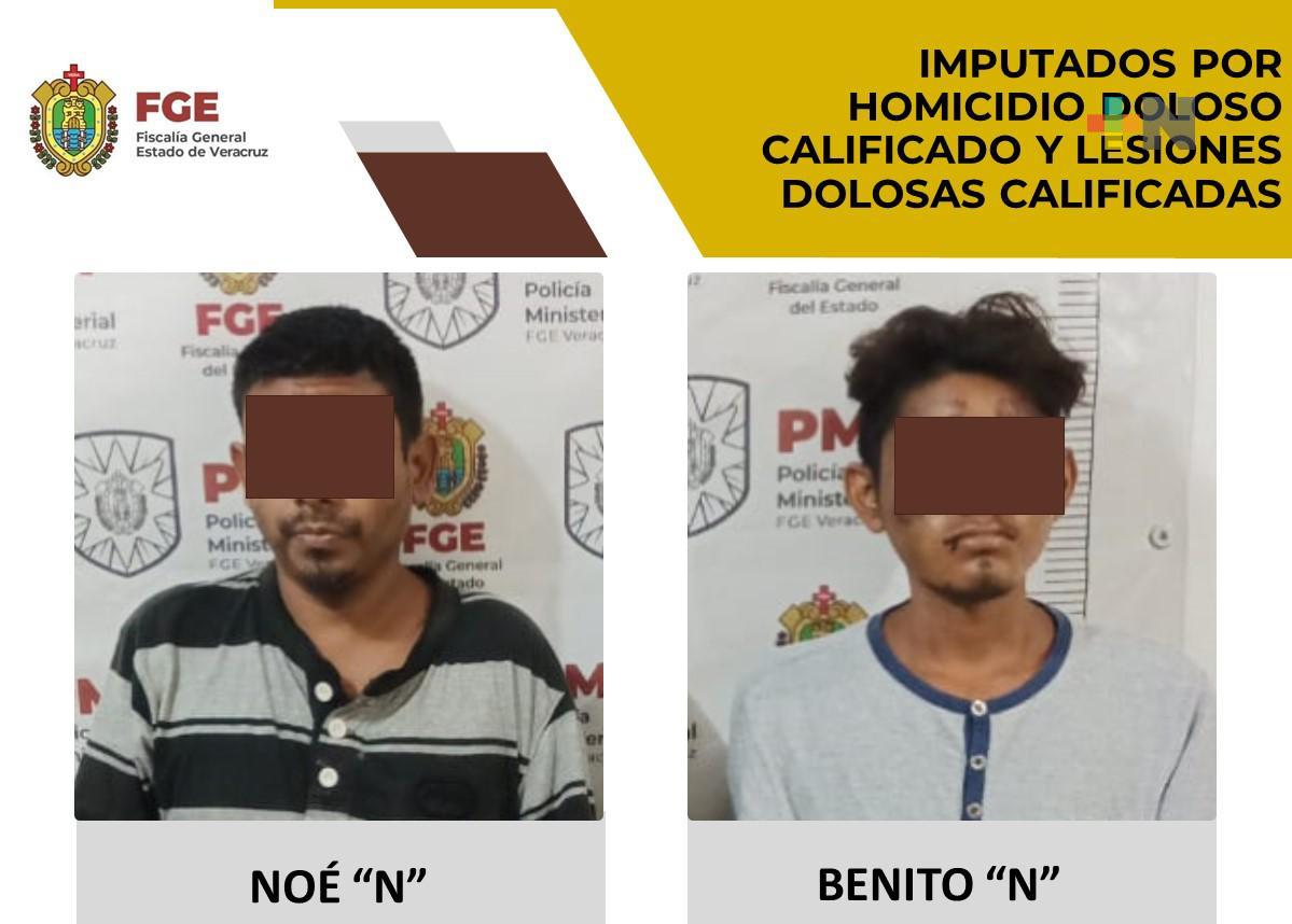 Presuntos homicidas son imputados en la zona norte