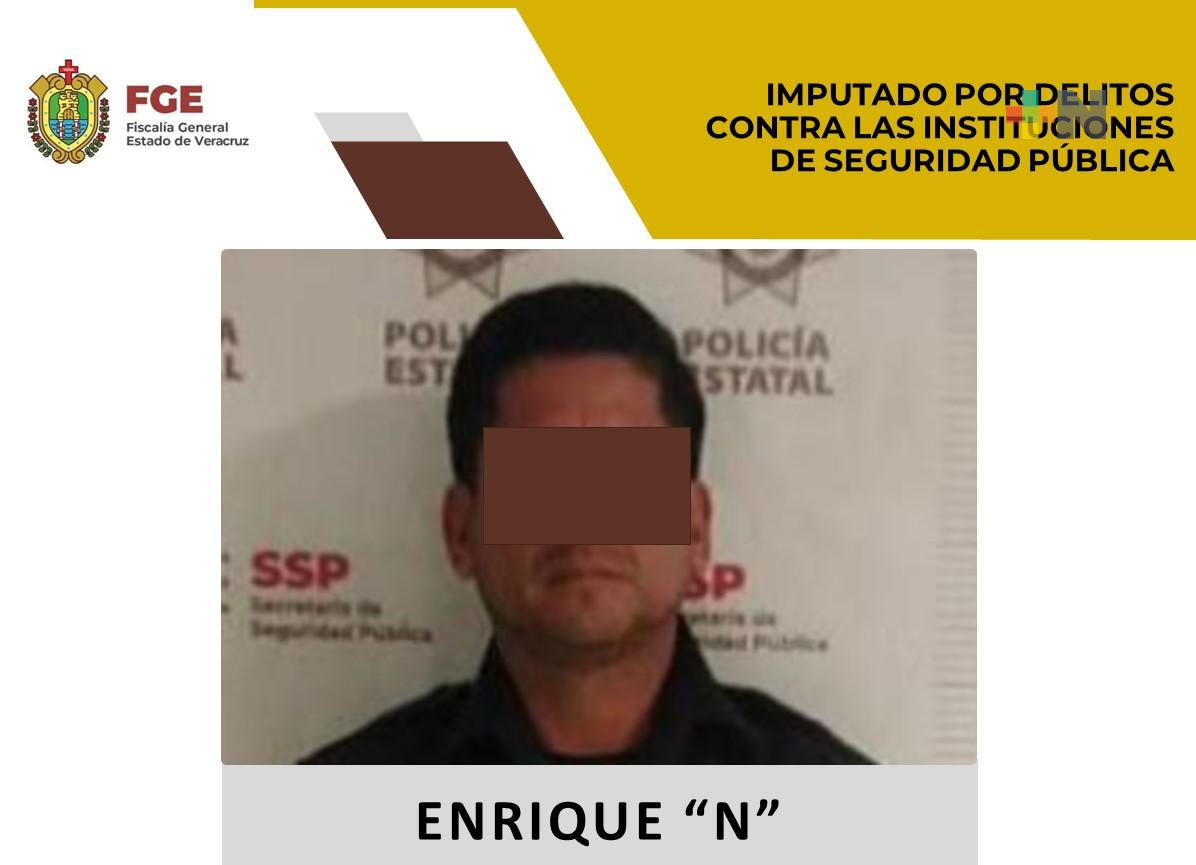 Procede imputación por delitos contra las instituciones de seguridad pública