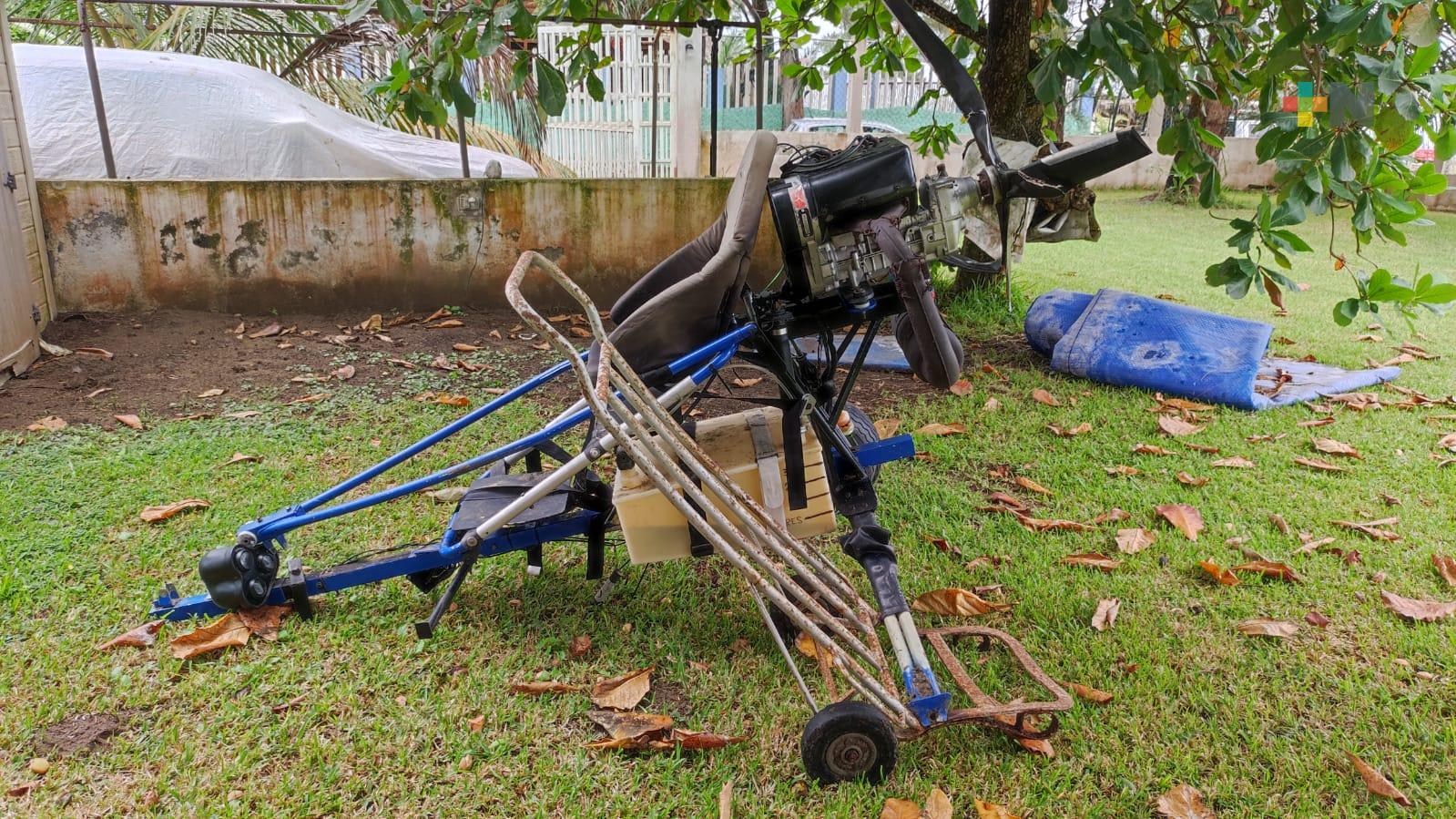 Confirman percance de aeronave turística en Úrsulo Galván, reportan un lesionado