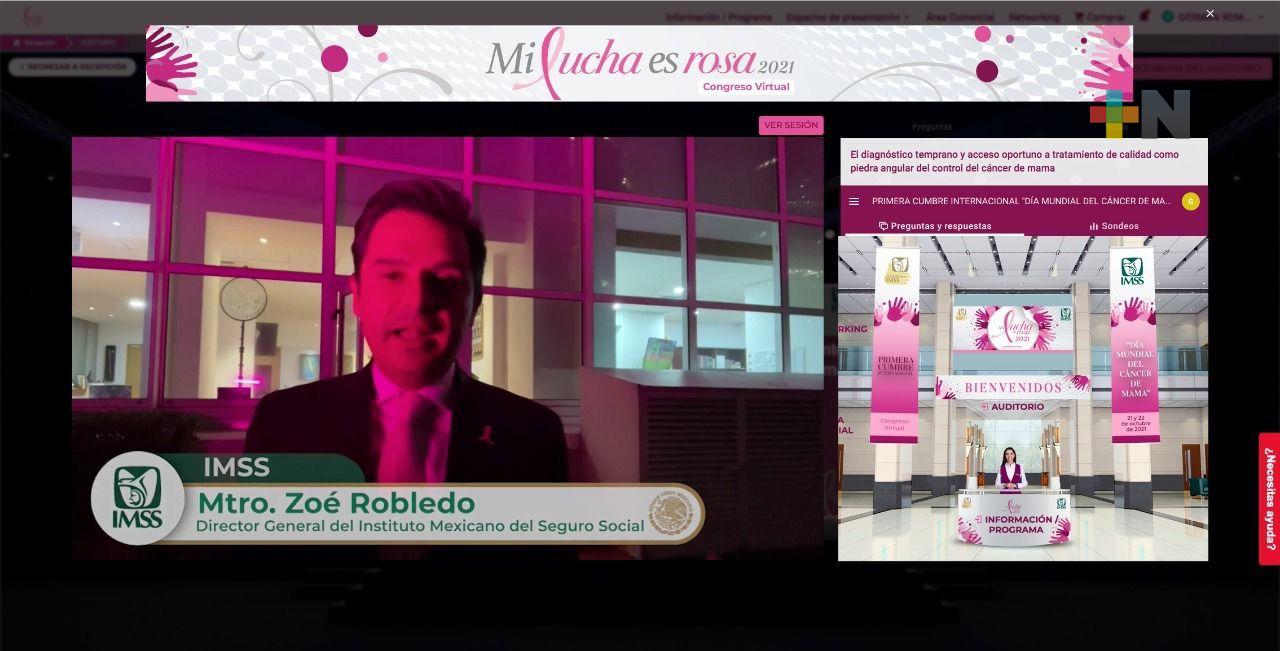 IMSS: La lucha contra el cáncer de mama es una causa de todas y todos