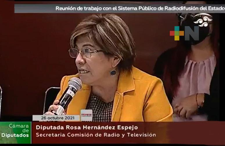 Los medios públicos deben brindar más contenido educativo, cultural, plural y gratuito: Rosa María Hernández