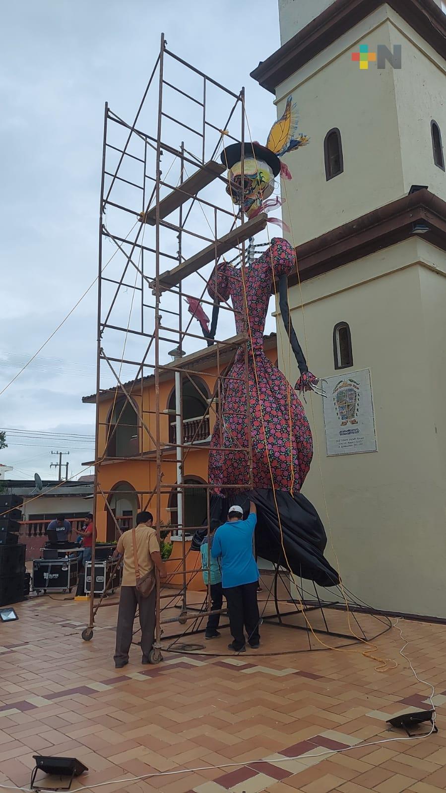 Fiesta de Día de muertos con restricciones por pandemia en la Cuenca del Papaloapan